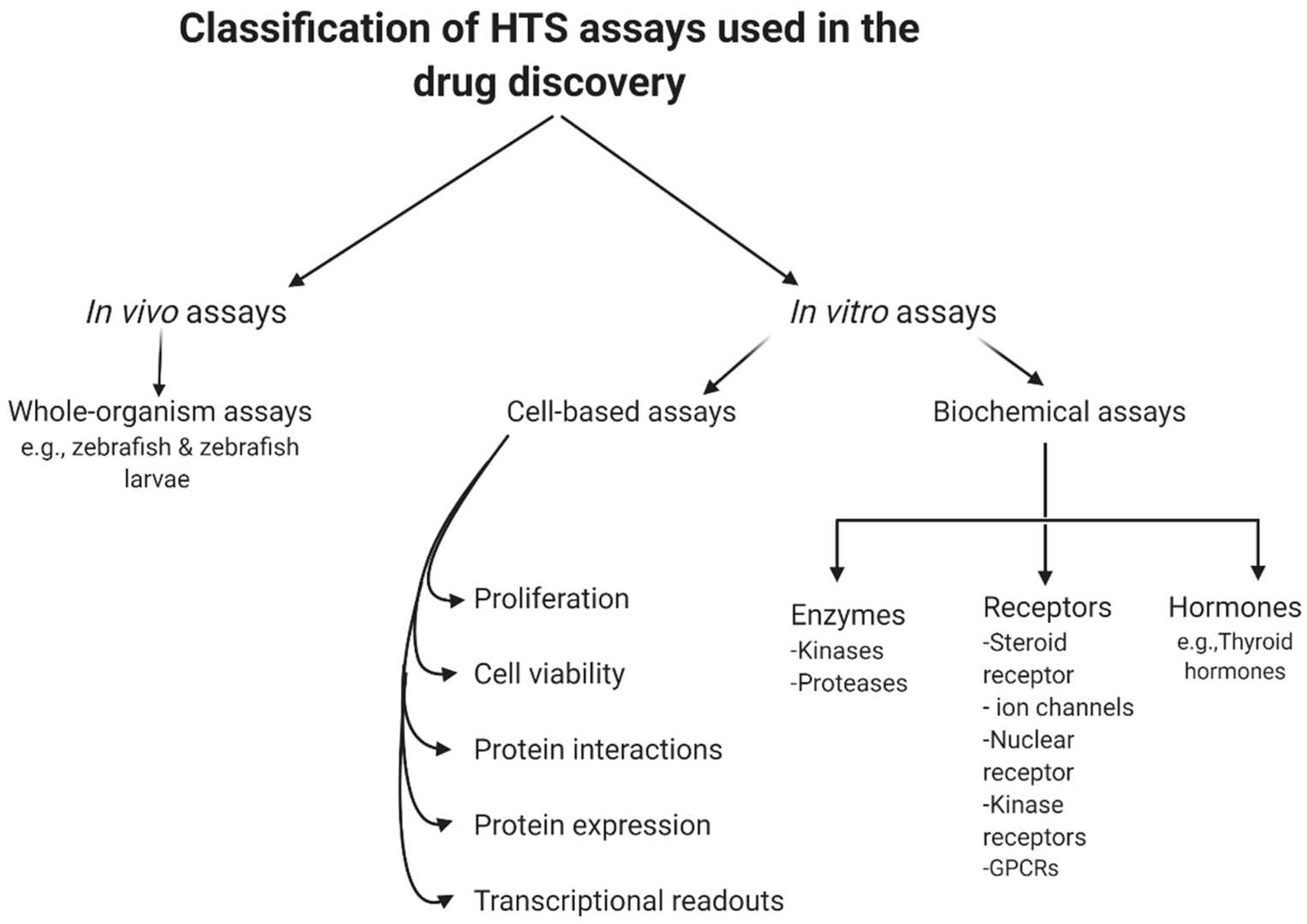 General classification of high-throughput screening (HTS) assays.