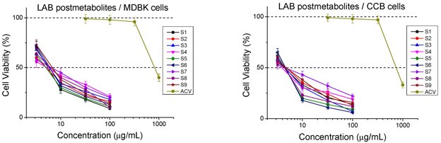 Cytotoxic effect of postmetabolites.